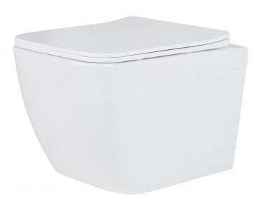 Подвесной унитаз Roxen Cube Bidet 530135-01X Rimless Soft Close с функцией биде