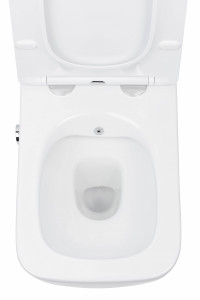 Подвесной унитаз Roxen Cube Bidet 530135-01X Rimless Soft Close с функцией биде