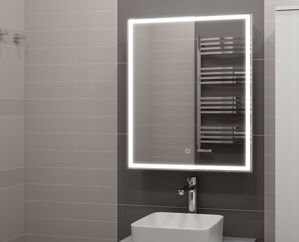 Зеркало-шкаф Континент Allure LED 600х800 с подсветкой
