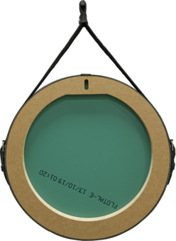 Зеркало Континент Ритц D 650 на ремне из натуральной кожи черного цвета