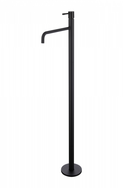 Смеситель для умывальника напольный Boheme Uno Black 107-B
