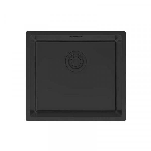 Кухонная мойка Paulmark LASSAN 49 UNI LA49-MBN матовый черный NANO-PVD 49х44см