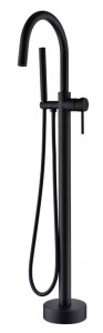 Смеситель напольный Boheme Uno BLACK 469-B