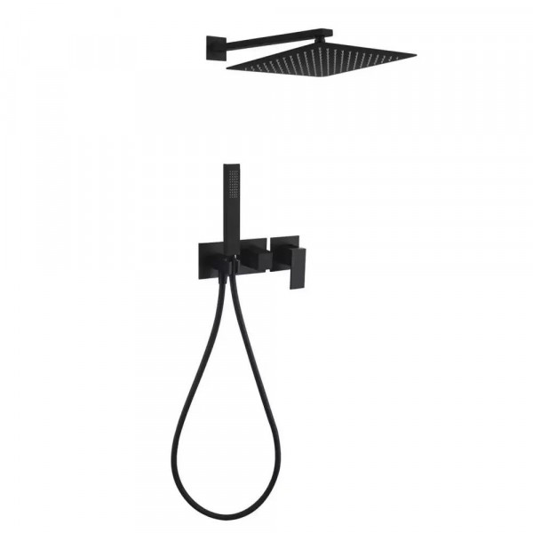 Душевая система встраиваемая без излива Grocenberg GB5080BL черный