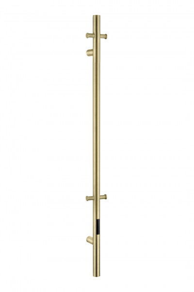 Полотенцесушитель электрический Boheme Uno MATT GOLD 110x122x1500 мм (726-MG)