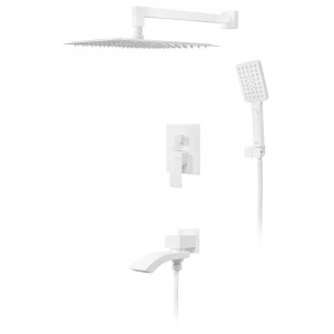 Душевая система встраиваемая Hansberge H6077WW белый