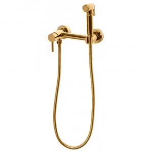 Гигиенический душ со смесителем Grocenberg GB103NGO золото