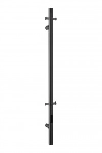 Полотенцесушитель электрический Boheme Uno SHINE GUN METAL 110x122x1500 мм (726-SGM)