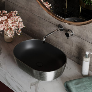 Донный клапан Roxen PD01B (black) без перелива