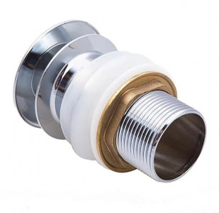 Донный клапан Roxen P02CH (chrome) с переливом