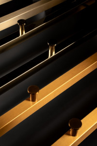 Полотенцесушитель электрический 1200 квадратный Boheme BRONZE 728-BR