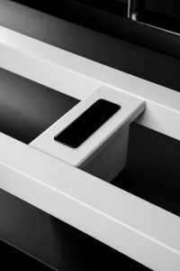 Полотенцесушитель электрический 1200 квадратный Boheme Matt White 728-MW