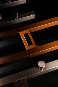 Полотенцесушитель электрический 1200 квадратный Boheme COPPER BRUSHED 728-CB