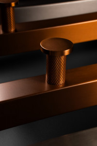 Полотенцесушитель электрический 1200 квадратный Boheme COPPER BRUSHED 728-CB