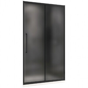 Душевая дверь ABBER Schwarzer Diamant AG30100BMH 100 см черный профиль матовое стекло