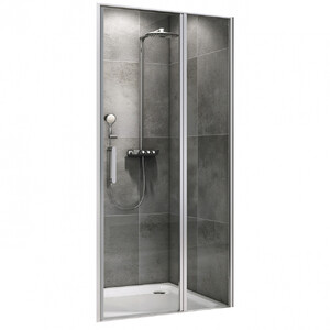 Душевая дверь ABBER Sonnenstrand AG04140S 140 см хромированный профиль прозрачное стекло