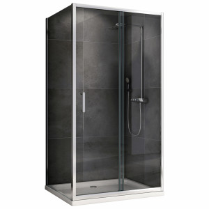 Душевой уголок ABBER Schwarzer Diamant AG301205-S705 120х70 хромированный профиль прозрачное стекло