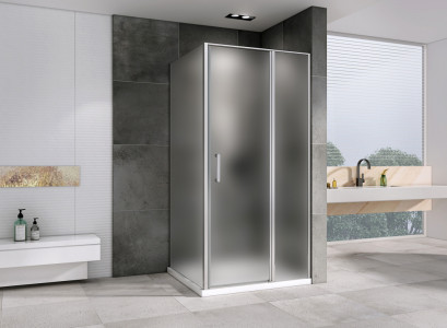 Душевой уголок ABBER Sonnenstrand AG04110MS-S85M 110х85 хромированный профиль матовое стекло