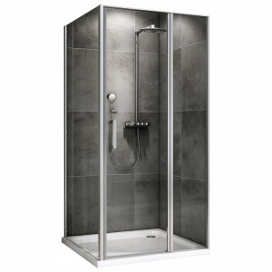 Душевой уголок ABBER Sonnenstrand AG04110S-S80 110х80 хромированный профиль прозрачное стекло