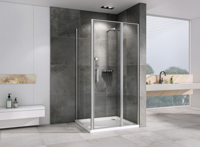 Душевой уголок ABBER Sonnenstrand AG04110S-S80 110х80 хромированный профиль прозрачное стекло