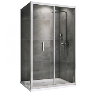 Душевой уголок ABBER Sonnenstrand AG07120-S100 120х100 хромированный профиль прозрачное стекло