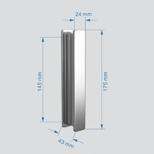 Душевой уголок ABBER Sonnenstrand AG07120-S100 120х100 хромированный профиль прозрачное стекло