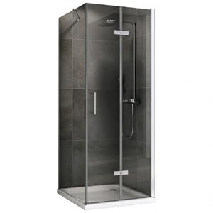 Душевой уголок ABBER Zart AG08070P-S81 70х80 хромированный профиль прозрачное стекло