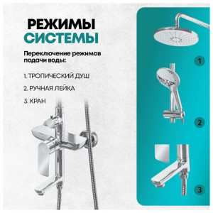 Душевая система Grocenberg GB7009CR хром
