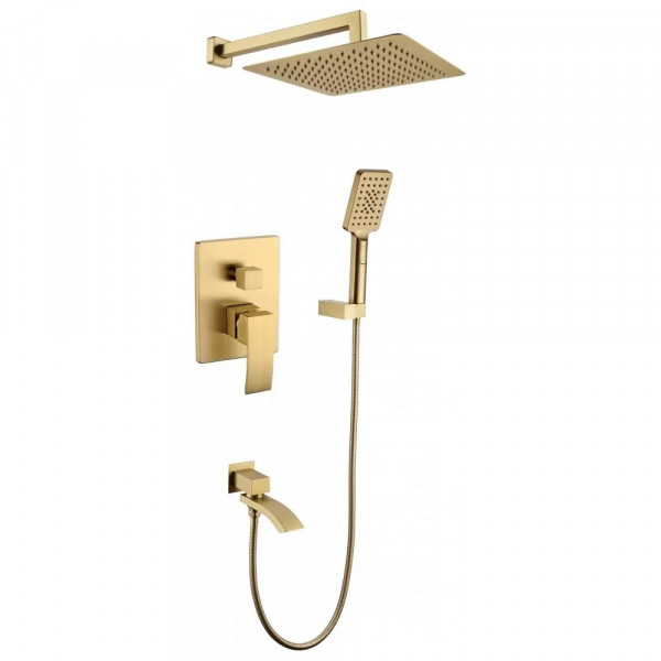 Душевая система встраиваемая Grocenberg GB5007MG матовое золото