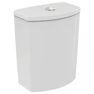 Connect AIR CURVE бачок для унитаза, двойной смыв, нижняя подводка, белый (E073901)