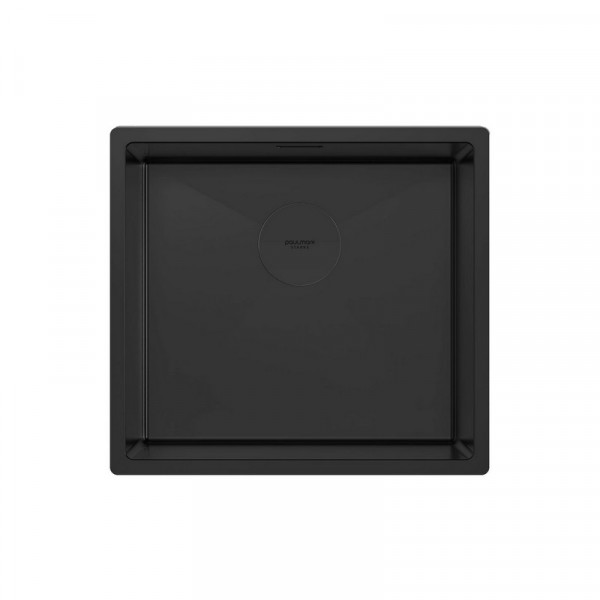 Кухонная мойка Paulmark NEXT 48 UNI PM214844-MBN матовый черный 48х44 см