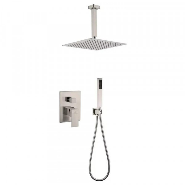 Душевая система встраиваемая без излива Grocenberg GB5089NK-4 никель