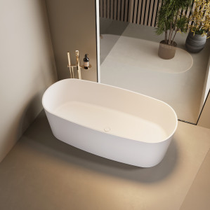 Ванна из искусственного камня Roxen Emmy 170х78 Corian Solid Surface