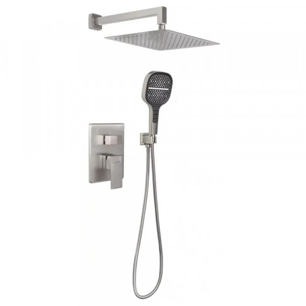 Душевая система встраиваемая без излива Hansberge H6070NK никель