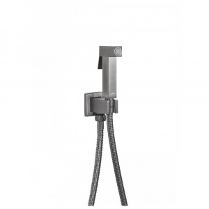Гигиенический душ со смесителем встраиваемый Hansberge H3070BG графит