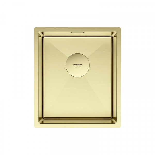 Кухонная мойка Paulmark NEXT 38 UNI PM213844-LG светлое золото 38х44 см