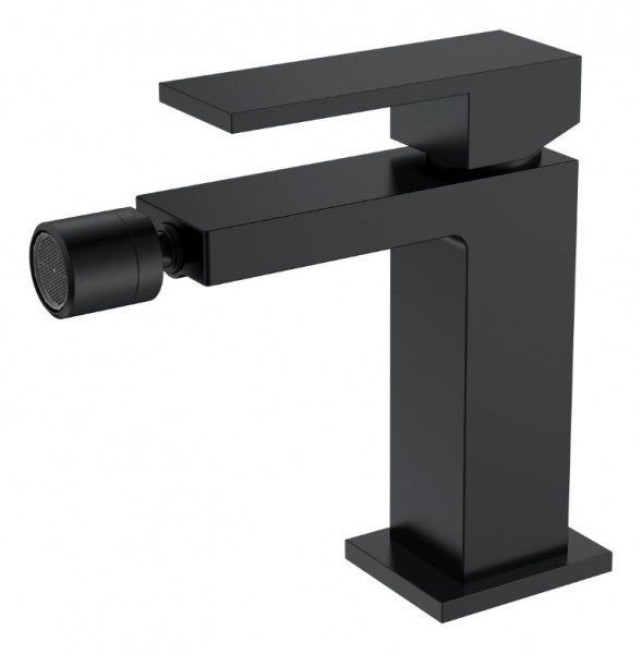 Смеситель для биде Boheme Qubic Matt Black 476-B черный