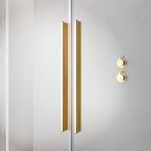 Душевой уголок (раздвижные двери) Radaway Furo Gold KDJ 140х120