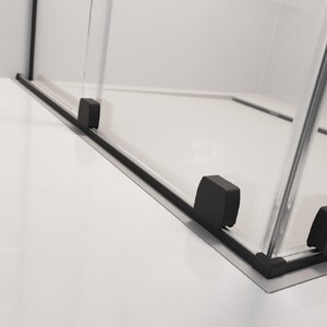 Душевое ограждение (свободный вход) Radawey Furo Walk-in Black 110