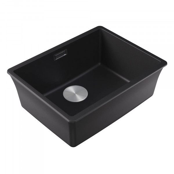 Кухонная мойка из искусственного камня Roxen Gap 360270-54JB Jet Black 54х42х21,7 см