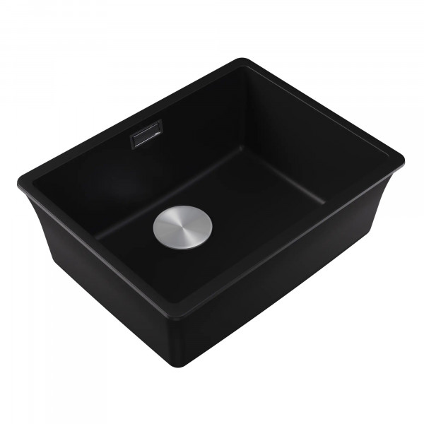 Кухонная мойка из искусственного камня Roxen Gap 360270-54VB Vanta Black 54х42х21,7 см