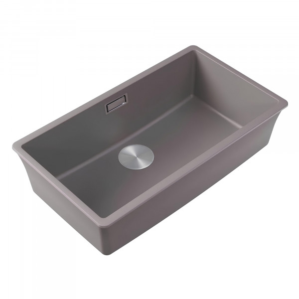 Кухонная мойка из искусственного камня Roxen Gap 360270-74SG Storm Gray 74х42х21,7 см