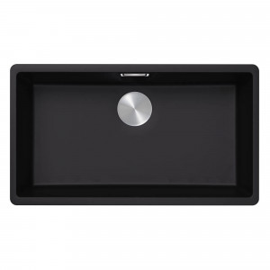 Кухонная мойка из искусственного камня Roxen Gap 360270-74VB Vanta Black 74х42х21,7 см