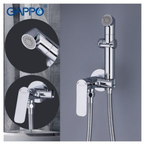Смеситель с гигиеническим душем Gappo G7248-1 Хром