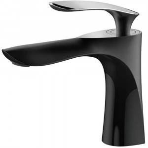 Смеситель для раковины Grocenberg GB2001BC, черный/хром