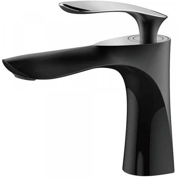 Смеситель для раковины Grocenberg GB2001BC, черный/хром