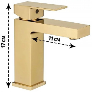 Смеситель для раковины Grocenberg GB2008BL, черный