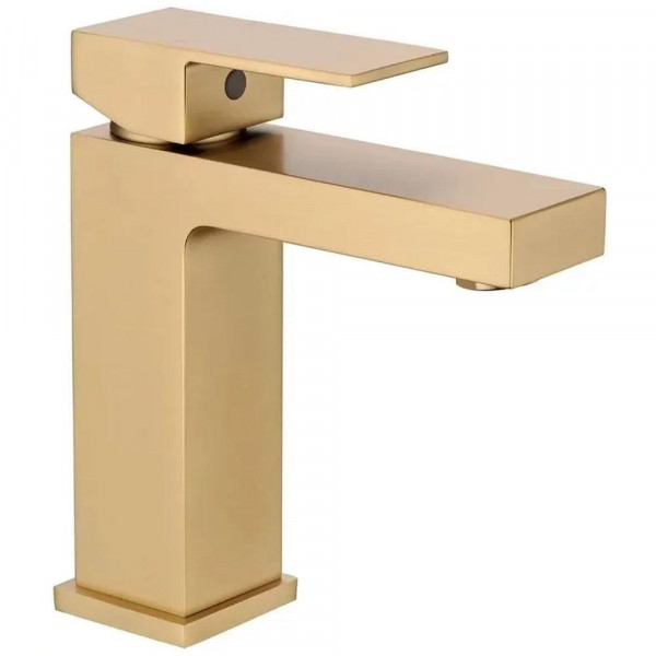 Смеситель для раковины Grocenberg GB2008MG, матовое золото