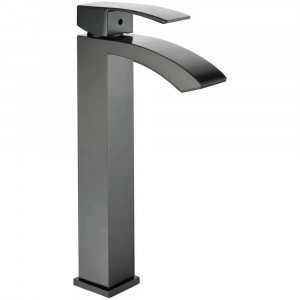 Смеситель для раковины высокий Grocenberg GB3007BG, графит