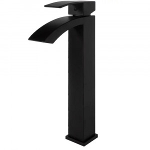 Смеситель для раковины высокий Grocenberg GB3007BL, черный